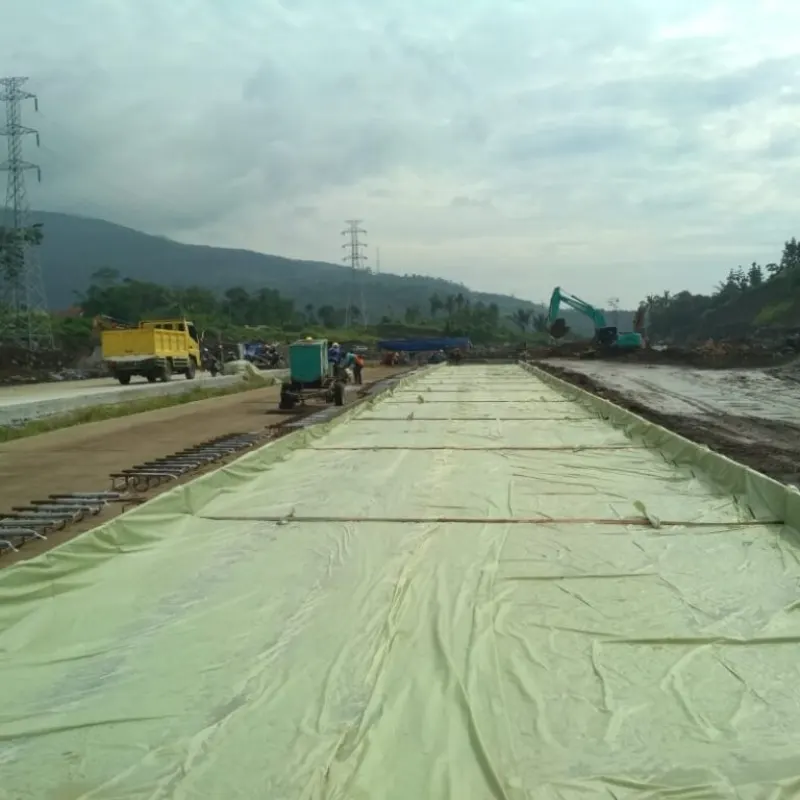 Concrete underlay film