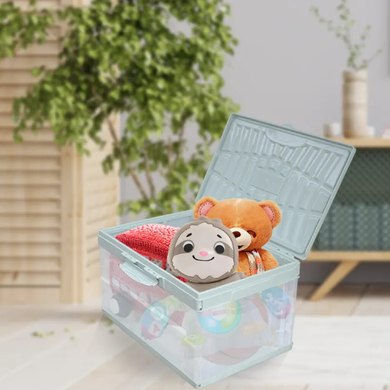 Box lipat Easy Fold berisi mainan